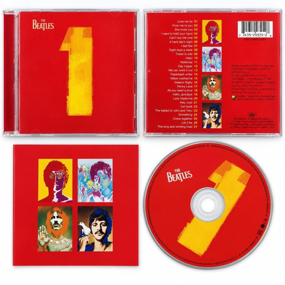 The Beatles 1 CD 2000 Capitol Apple 27 Greatest Hits Digital Remasters USA